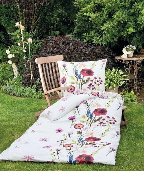 Janine Bettwäsche Janine Mako Satin Bettwäsche Palermo 3043-01, 100% Baumwolle