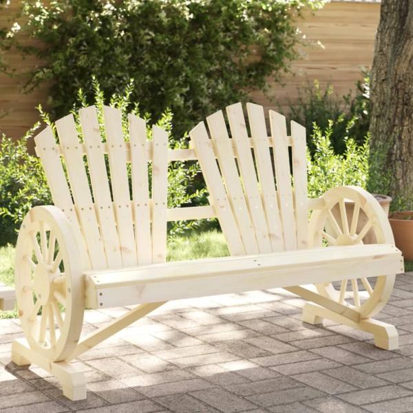 vidaXL Adirondack-Gartenstuhl 2-Sitzer Massivholz Tanne 365095