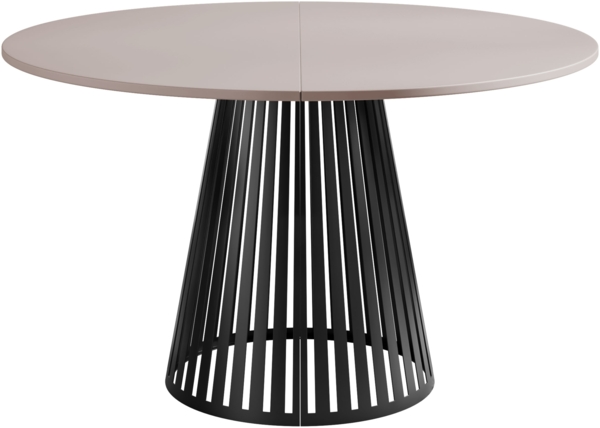 Esstisch Cumair 120 (Farbe: Schwarz / Cashmere)