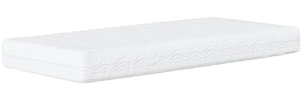 vidaXL Bett mit Matratze "Dover" Schwarz und Weiß 100x200 cm Kunstleder 3208362 Bild 5