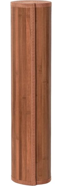vidaXL Teppich Rechteckig Braun 80x400 cm Bambus 376920 Bild 3
