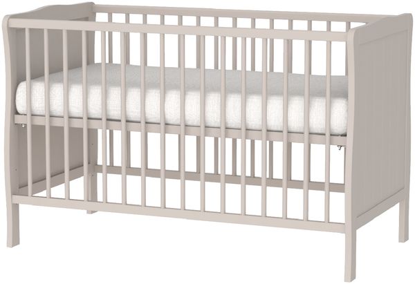 Europe Baby Sarah II Babybett Oatmeal 60 x 120 cm - Material: massiv Buchenholz - Babypark. de
