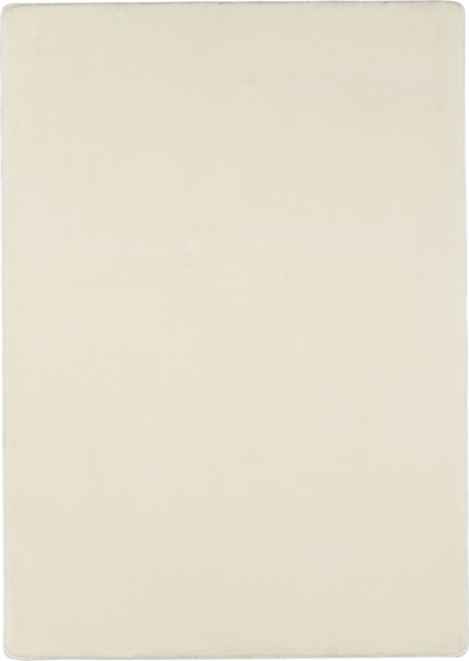 Hochflor Teppich Luca Läufer - 80x150 cm - Creme