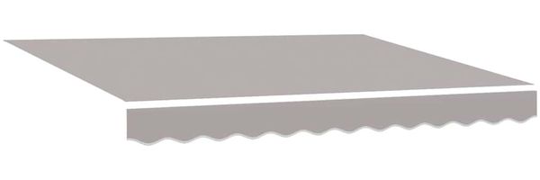 vidaXL Markisenersatzstoff Hellgrau 2,5 x 2 m Polyester 42000582 Bild 2