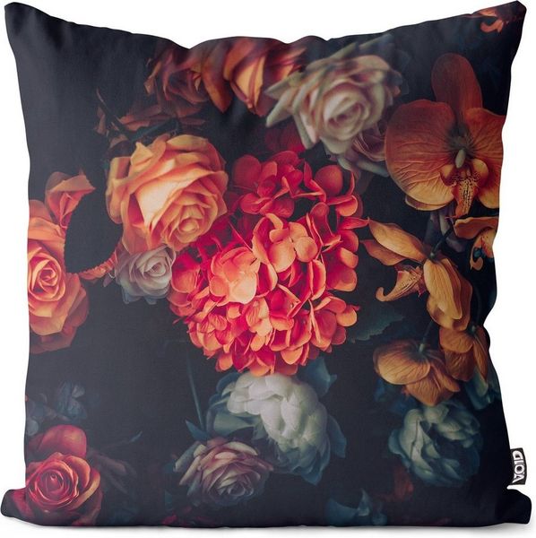 VOID Kissenbezug, (1 Stück), Art Deco Rosen Blumen Blumenmuster Blumenstrauss Muttertag Liebe Vale