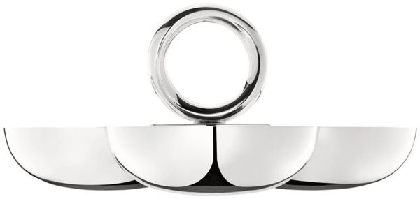 Christofle Cocktailservice 3 Schalen Klein Vertigo Versilberte