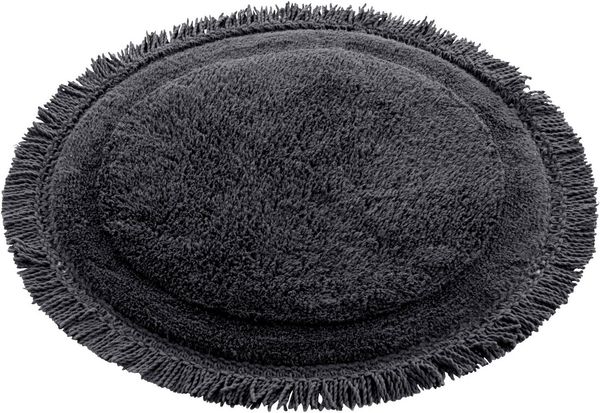 LeGer Home by Lena Gercke Badematte Tamsin, Badvorleger, Badezimmer Teppich, Höhe 20 mm, strapazierfähig, fußbodenheizungsgeeignet, Baumwolle, rund, mit Fransen, Badteppich, Badematte, Baumwolle Bild 2