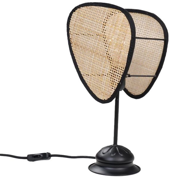 KidsDepot Tischleuchte – Myke – Natur/Schwarz Natu