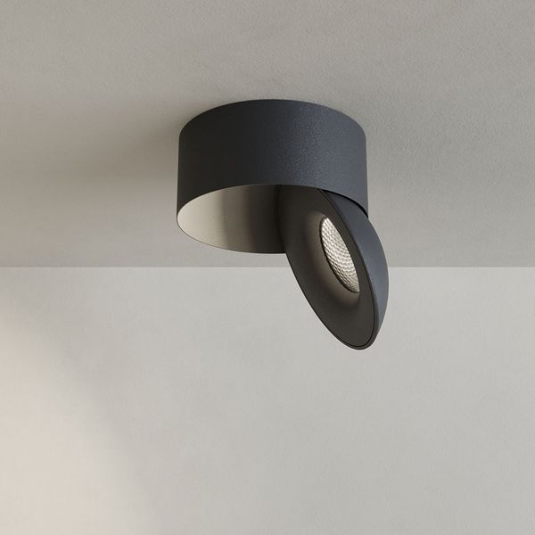 s.luce Santa Neo LED-Deckenstrahler schwenkbar & dimmbar Schwarz