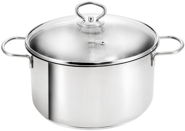 Kopf Fleischtopf Merkur 24 cm, Edelstahl, Ø 24 cm, Höhe 11 cm, 4 Liter