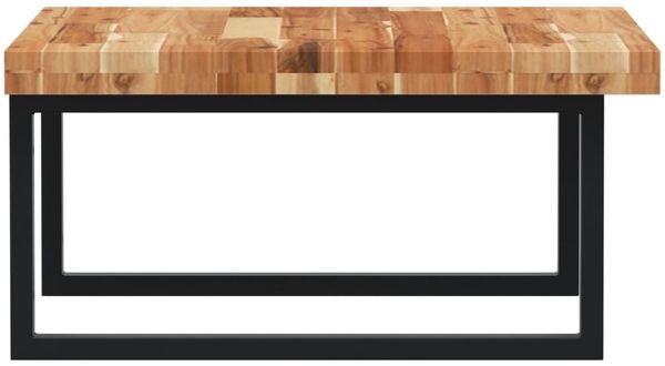 vidaXL Waschbeckenregal Wandmontage Stahl und Akazienholz 3302885 Bild 5