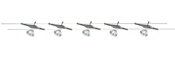 Deckenleuchte, Chrom, L 500 cm, TRACK & SPOT