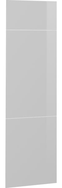 Küchenfront R-Line Weiß Hochglanz 59.6 x 196 cm Möbelfront für den Kühlumbauschrank Vicco