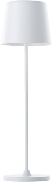 Brilliant Lampe Kaami LED Außentischleuchte 37cm weiß matt Metall/Holz weiß 2 W LED integriert Bild 2