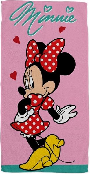 Disney Minnie Mouse Badehandtuch – Hautfreundliches & strapazierfähiges Handtuch 70x140 cm