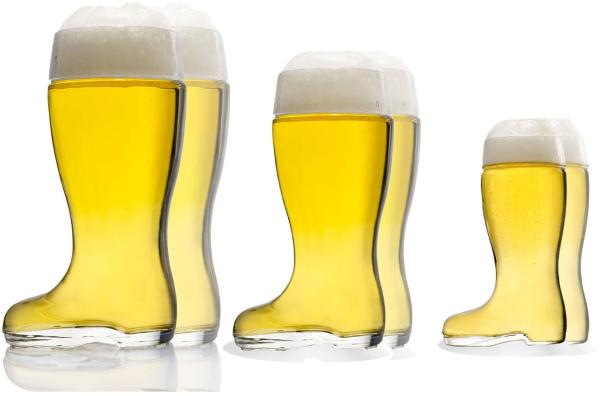 Stölzle Oberglas Stiefel Bierglas Set 6-teilig