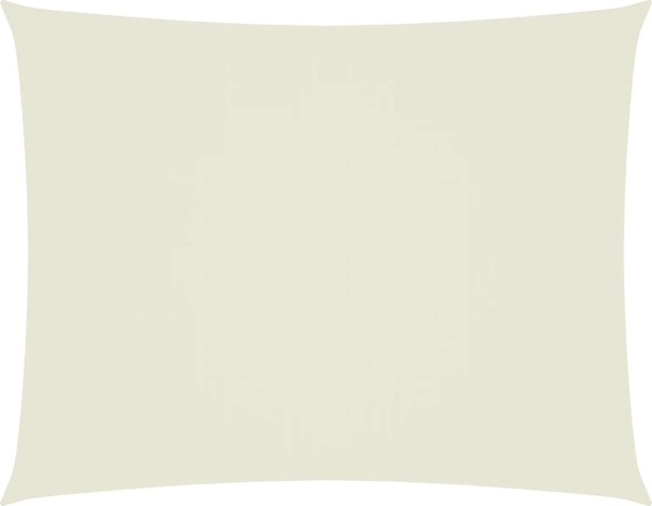 vidaXL Sonnensegel Oxford-Gewebe rechteckig 5x6 m Creme