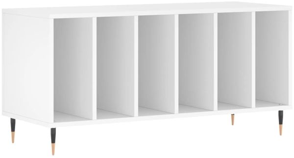 vidaXL Plattenschrank Weiß 100x38x48 cm Holzwerkstoff 831740 Bild 2