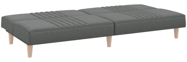 vidaXL Schlafsofa Dunkelgrau Stoff 351882 Bild 5