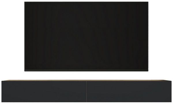 doporro TV-Board TV-schrank Fernsehschrank Low-Board TV-Tisch Wand-hängend F02