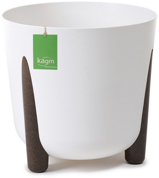 KAGM Blumentopf Pflanztopf Blumentopf mit Füßen Blumenkübel Pflanzkübel Wasserspeicher