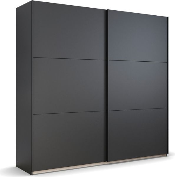 rauch Kleiderschrank; Schwebetürenschrank KRONACH, 2-türig, Graumetallic, 218x210x59xcm Bild 3