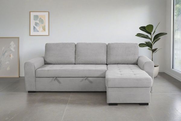 Trends by HG Ecksofa Poll L-Form, B: 245 cm, mit Bettfunktion & Bettkasten