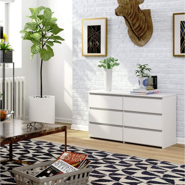 Raumhirsch Furniture Kommode 6 Schubladen - Stylisches Sideboard - Möbelstück, (viele Farbvarianten - Maße: 100 x 57 x 35 cm) - Hochwertig & stabil