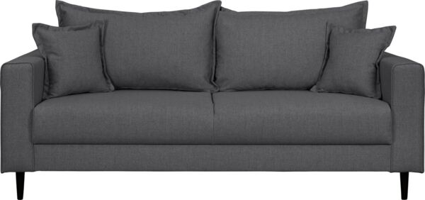 Home affaire 2-Sitzer VEYRAS, hoher Sitzkomfort, incl. Zierkissen mit Keder, B/T/H: 162/84/76 cm