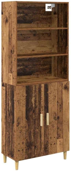 vidaXL Highboard Altholz 69,5 x 32,5 x 180 cm Holzwerkstoff 3415608