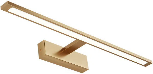 Braytron gold LED Spiegelleuchte 12W – 600 mm, 3CCT, IP44 für Bad