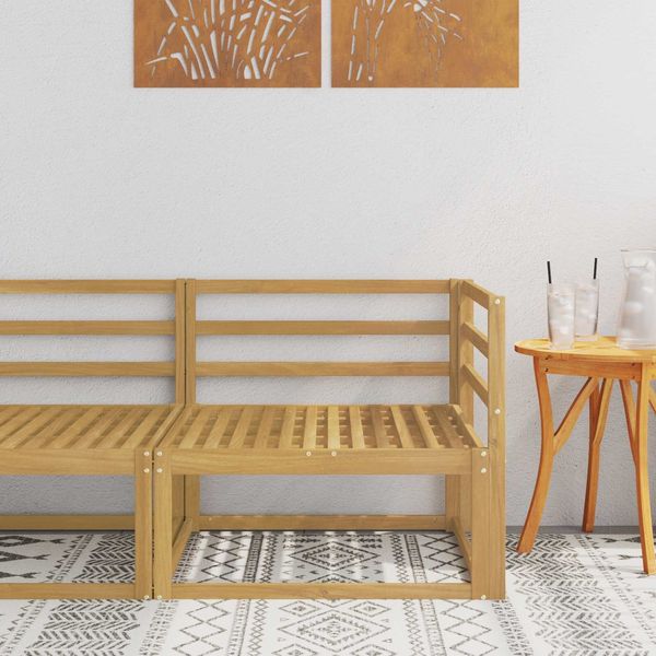 vidaXL Outdoor Ecksofa Weiß 83 x 83 x 73 cm 901545