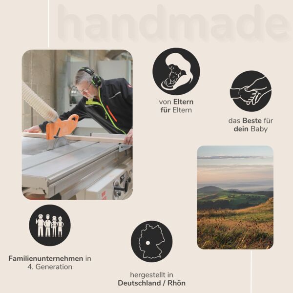 Sämann® Laufgitter 120x120 cm mit Schlupfsprossen, grau ohne Matratze 2 Stück Bild 7