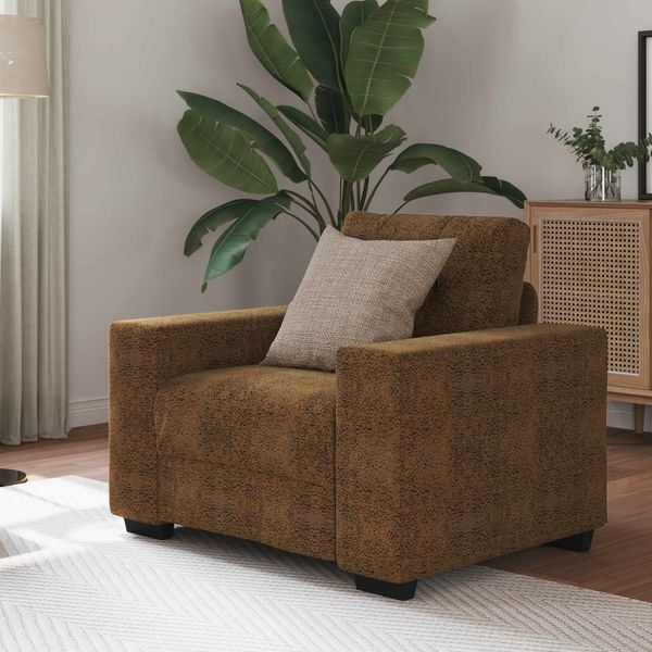 vidaXL Sofa-Sessel Braun 60 cm Kunstleder 4105108