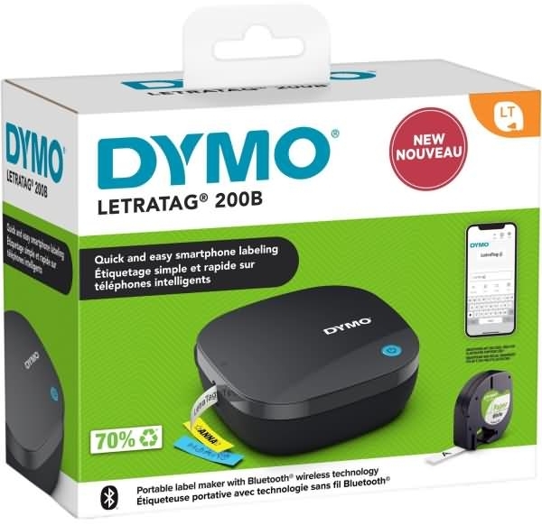 Dymo Beschriftungsgerät LetraTag LT-200B Bluetooth grau