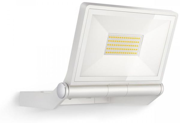 Steinel LED-Außenstrahler XLED ONE XL weiß, 42,6 W Fluter, 180° schwenkbar, 4200 lm, 3000 K warmweiß, aluminium