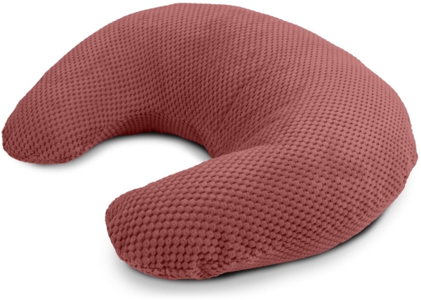 Amilian Stillkissen - Stillmond - Schwangerschaftskissen - Lagerungskissen, Schwangerschaftskissen klein - Kissen für Stillzeit - pregnancy pillow, mit Füllung und abnehmbarem Bezug - maschinenwaschbar