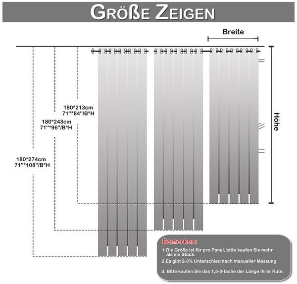 Sunicol Scheibengardine Terrassenvorhang, wasserdicht, Verdunkelung, thermisch isolierter (1 St), stark perforiert, für Rasen, Garten, Wohnzimmer, Schlafzimmer, Haus