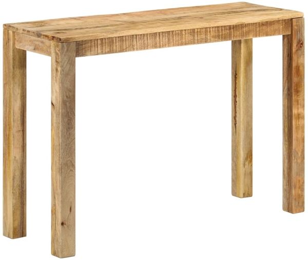 vidaXL Konsolentisch 110x35x76 cm Raues Mangoholz 337270