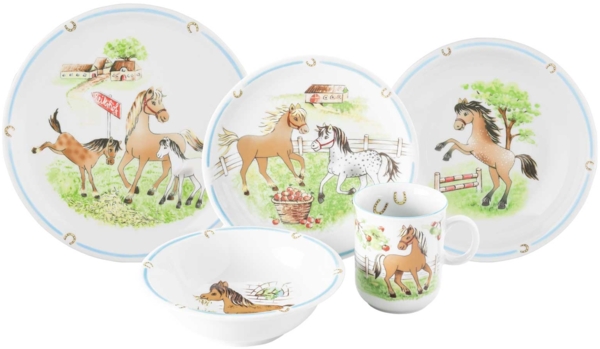 Seltmann Weiden Compact Kindergeschirr Set 5-teilig - Mein Pony