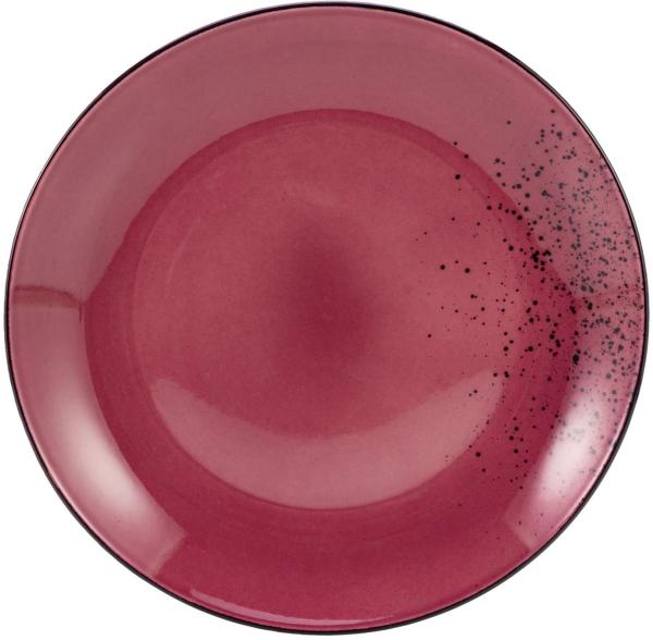 CreaTable 21992 Nature Collection Speiseteller Ø 27 cm, berry, 6-teilig (1 Set)