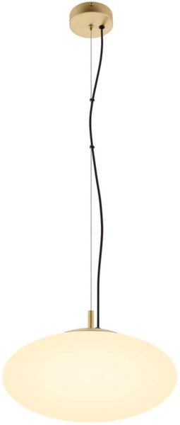 SLV OLYPSO 40, Pendelleuchte, E27, Pendellänge 400 cm, 1 x max. 40 W, gold - Pendelleuchten