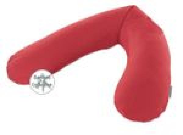 Theraline Stillkissen "Das Original" Microperlen inkl. Bezug 190 cm 159 Kirschrot (Bamboo)