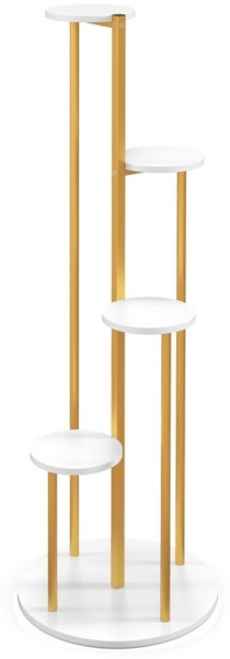 COSTWAY Blumenständer, 4 Etagen, für Topfpflanzen, 40x40x122,5cm