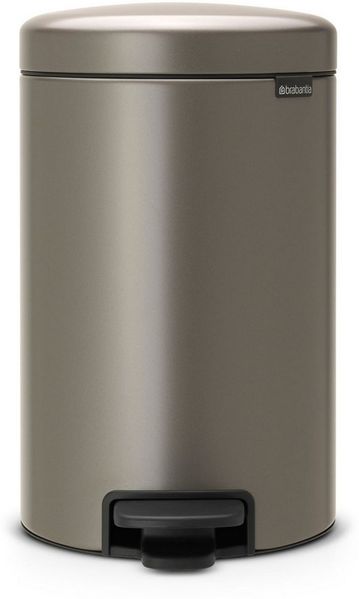Brabantia 'NewIcon' Treteimer, Platinum, 12 Liter