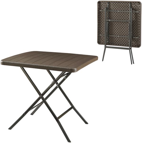 Klapptisch Lillestrøm 78x78x74 cm [en. casa]