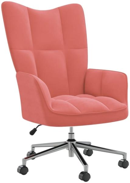 vidaXL Relaxsessel Rosa Samt [328165]