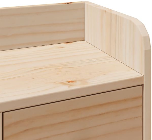 vidaXL Massivholzbett mit Regal ohne Matratze 140x200 cm Kiefernholz 3323959 Bild 10