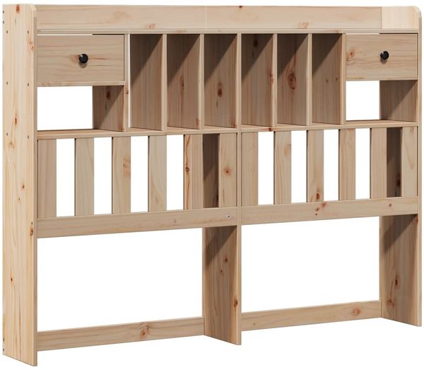vidaXL Massivholzbett mit Regal ohne Matratze 140x200 cm Kiefernholz 3323959 Bild 6