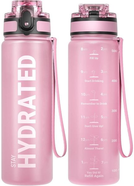 Sahara Sailor Sport Trinkflasche BPA-frei Tritan 500ML Rosa Topas